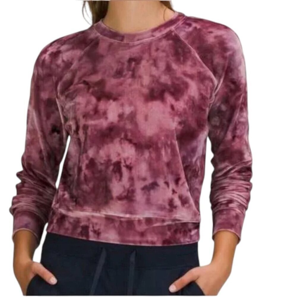 Lululemon Warm Down Velour Crew Sweatshirt